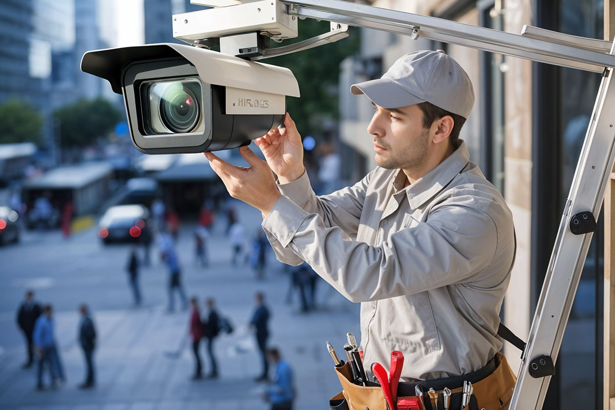 Residential CCTV installation in Lucknow